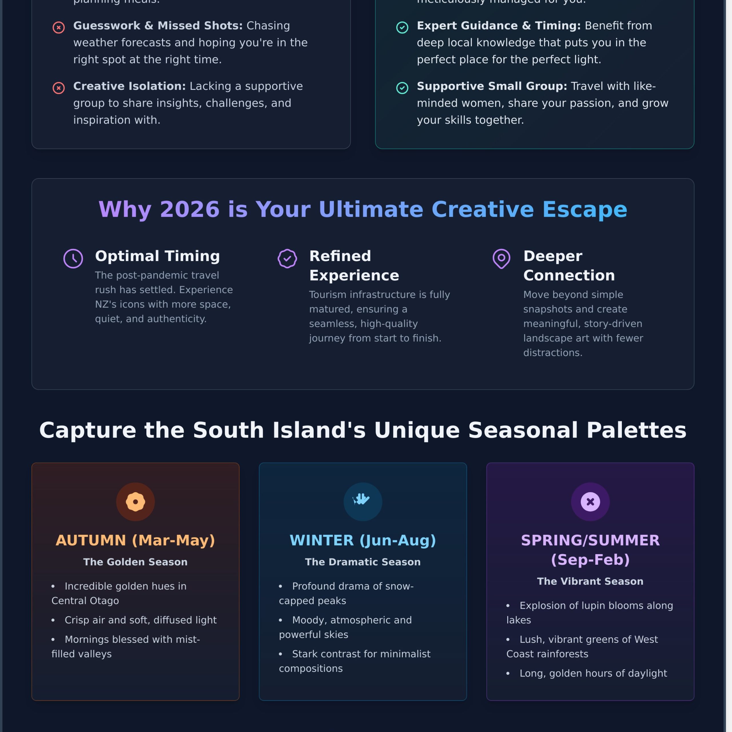 South Island Photography Tour 2026: Capture the Wild Beauty of New Zealand