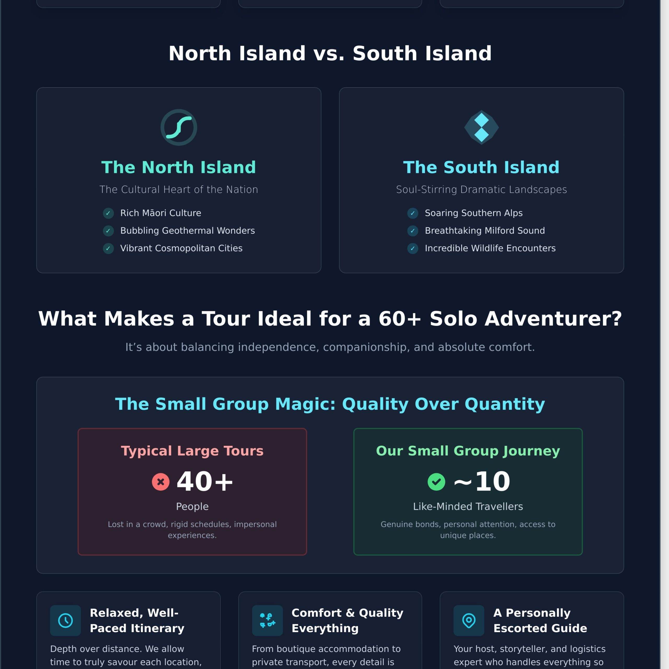 The Ultimate Guide to NZ Tours for Solo Travellers Over 60 (2026)